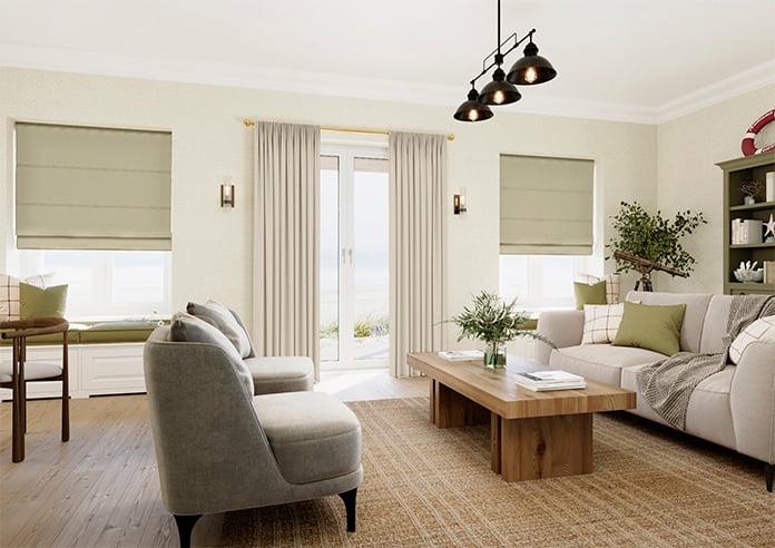 Blenheim, Cornsilk - Roman Blind - Image 6